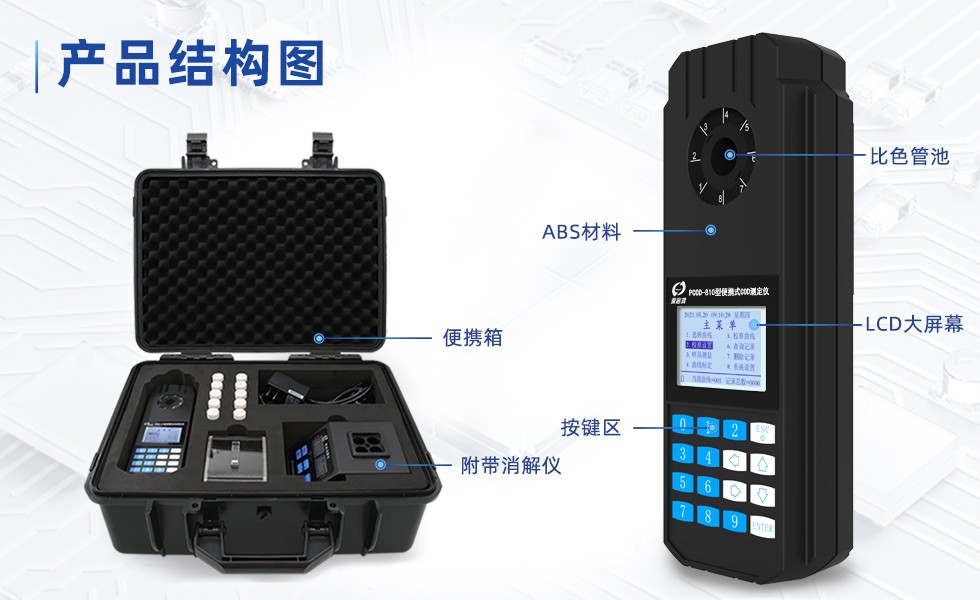 COD檢測儀臺式和便攜式各顯優(yōu)勢